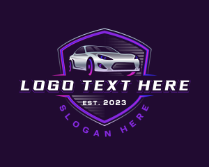 Car Racing - Car Mechanic Automotive logo design