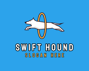 Jumping Pet Dog logo design