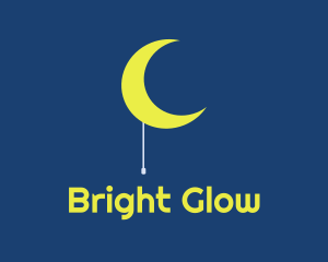 Lighting - Moon Light Lamp logo design