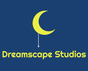 Dream - Moon Light Lamp logo design