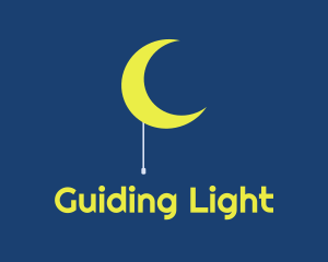 Moon Light Lamp logo design