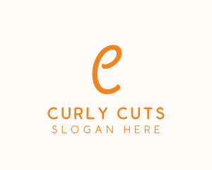 Curly - Retro Curly Quirky logo design