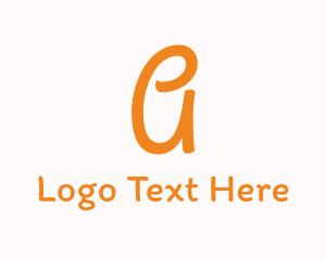 Act - Friendly Letter A Font logo design