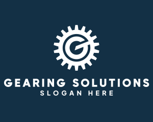 Letter G Machinery Gear  logo design