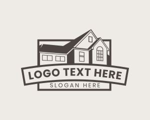 Town House - Roof Home Improvement logo design