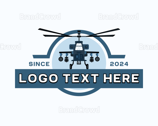 Army Helicopter Chopper Logo