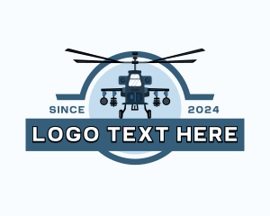 Army - Army Helicopter Chopper logo design