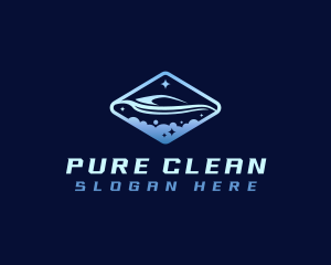 Clean Car Automobile logo design