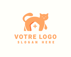 Cat Pet Clinic Logo