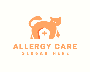 Cat Pet Clinic logo design