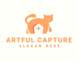 Pet Groom - Cat Pet Clinic logo design