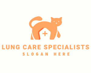 Cat Pet Clinic logo design