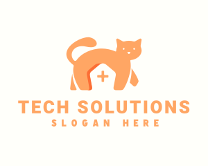 Cat - Cat Pet Clinic logo design