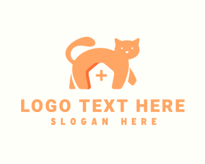 Pet Groom - Cat Pet Clinic logo design