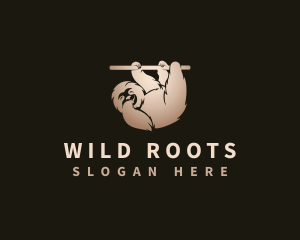 Jungle - Sloth Animal Jungle logo design