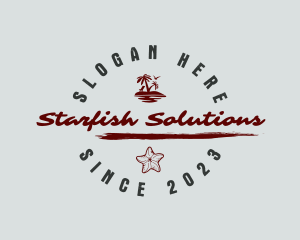 Starfish - Rustic Urban Beach logo design