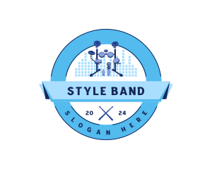 Musical Band Drums logo design