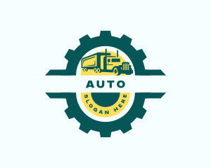 Dispatch - Truck Gear Shipping logo design