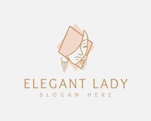 Lady - Lady Earrings Jewelry logo design