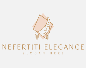 Lady Earrings Jewelry logo design