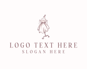 Bridal Gown - Fashion Dress logo design
