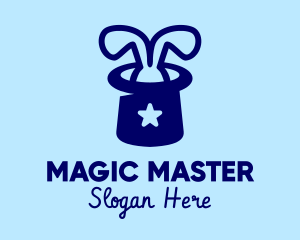 Top Hat Magic Bunny logo design