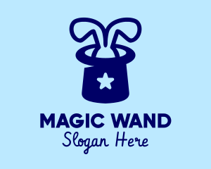 Top Hat Magic Bunny logo design