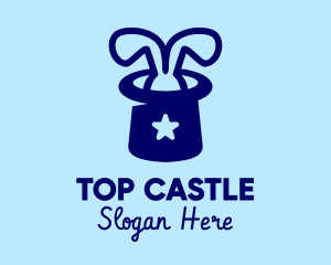 Top Hat Magic Bunny logo design