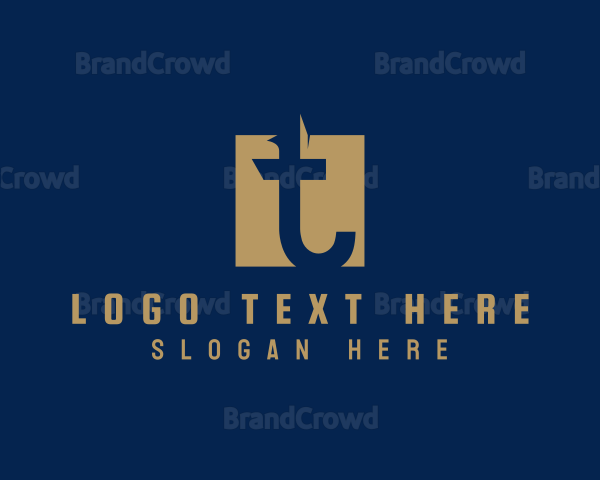 Professional Agency Letter T Logo