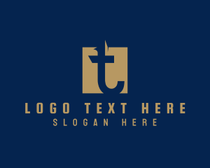 Studio - Professional Agency Letter T logo design