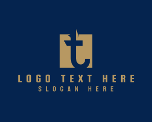 Professional Agency Letter T Logo