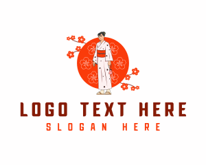 Japanese - Japanese Kimono Clothing logo design