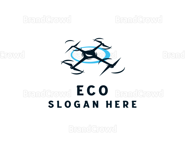 Drone Quadcopter Videography Logo