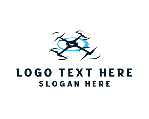 Drone Quadcopter Videography logo design