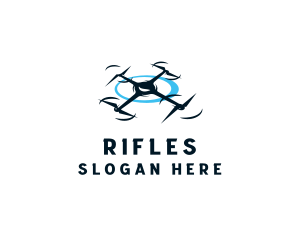 Drone Quadcopter Videography Logo