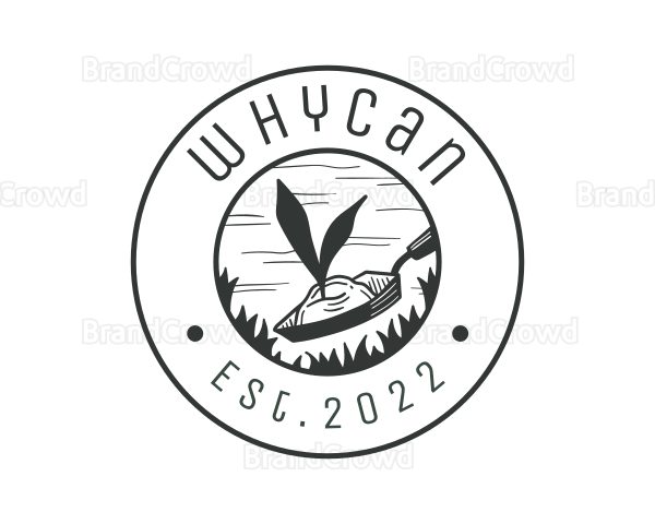 Organic Plant Leaves Logo