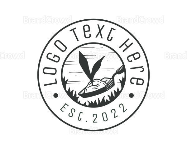 Organic Plant Leaves Logo