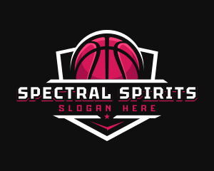 Sport Basketball Shield logo design