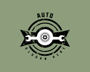 Auto Wheel Wrench logo design