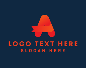 Bookmark Media Letter A Logo