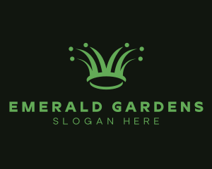 Crown Grass Gardening logo design