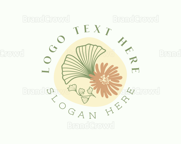 Floral Leaf Garden Logo