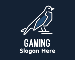 Pigeon - Geometric Robin Bird logo design