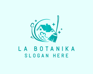 Residential House Cleaning Logo