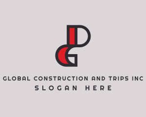Initial - Generic Business Letter DG logo design