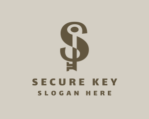 Luxury Elegant Hotel Key logo design