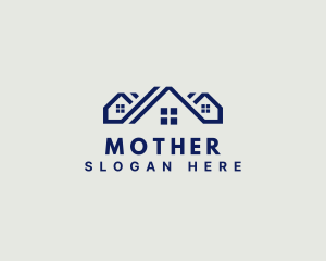 Roofing - House Roofing Line logo design