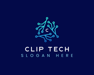 Digital Tech Circuit logo design