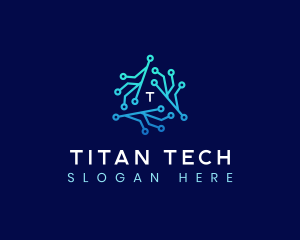 Digital Tech Circuit logo design