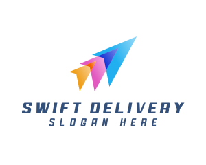 Delivery - Plane Delivery Logistics logo design